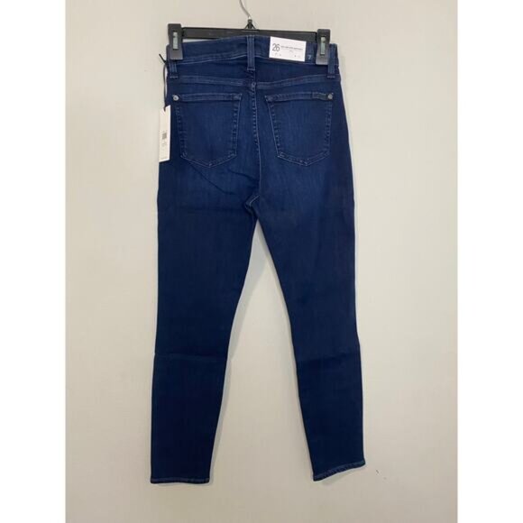 New 7 for All Mankind High Waist Ankle Gwenevere Denim Jeans Size 26 - Picture 2 of 3